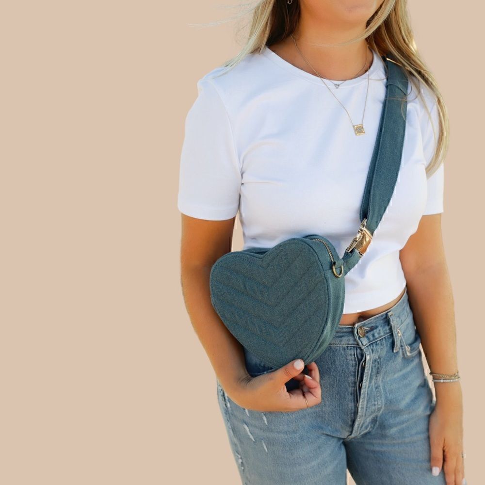 Heart Shaped Crossbody Bag